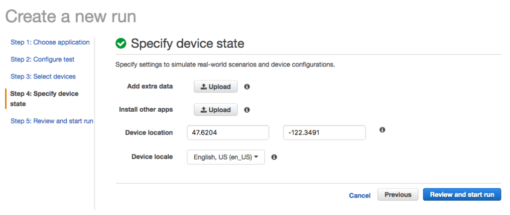 amazon device farm xctest